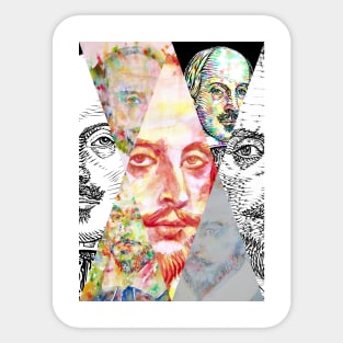 SEVEN TIMES WILLIAM SHAKESPEARE .3 Sticker